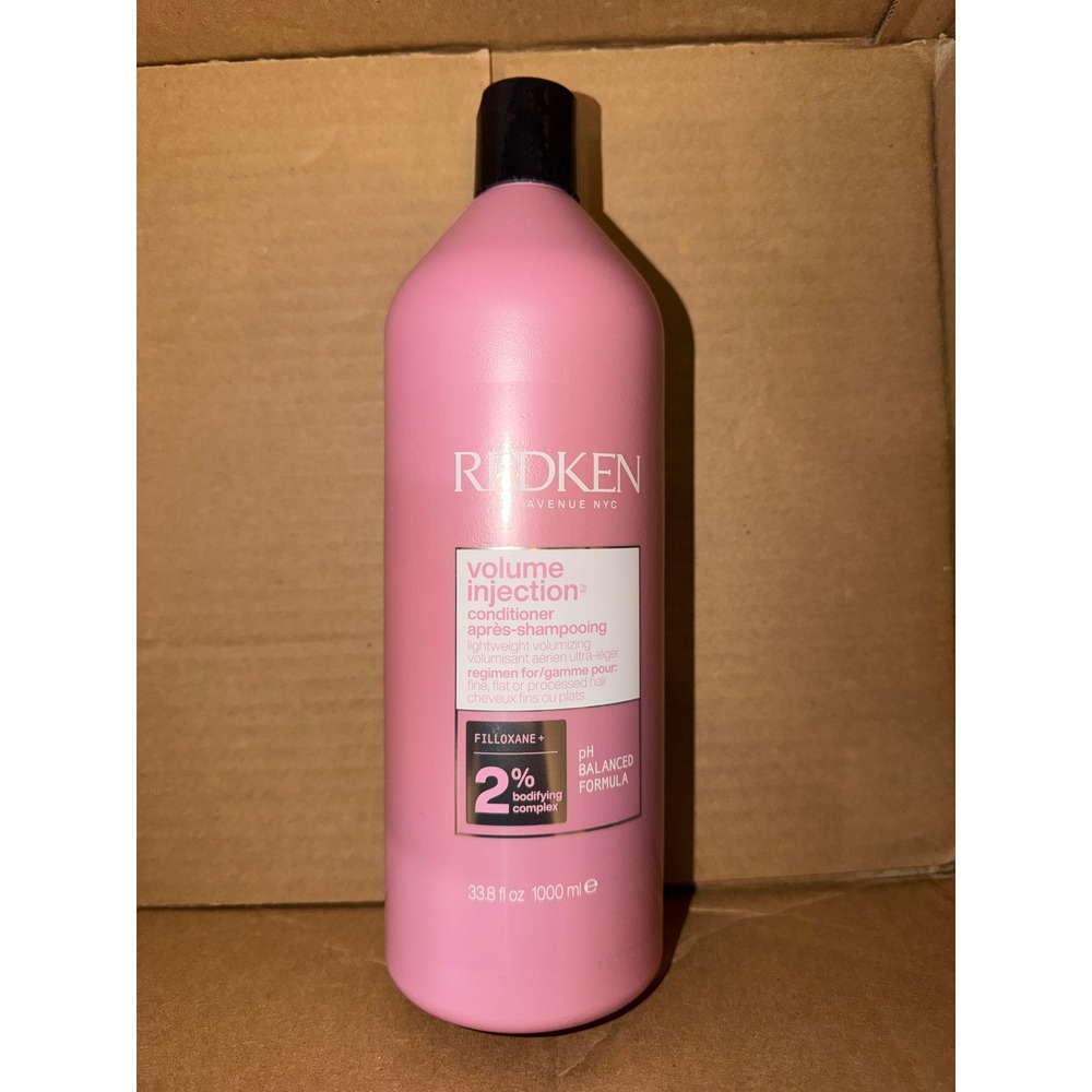 Redken Volume Injection‎ Conditioner Fine Flat Hair care liter